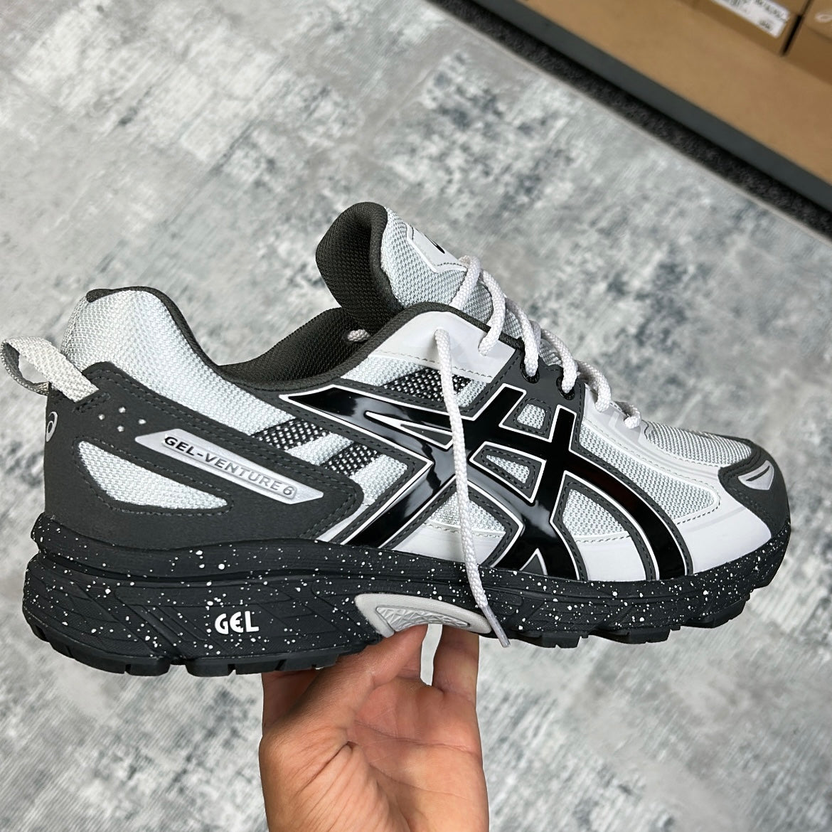 ASICS Gel-Venture 6 Glacier Grey Black