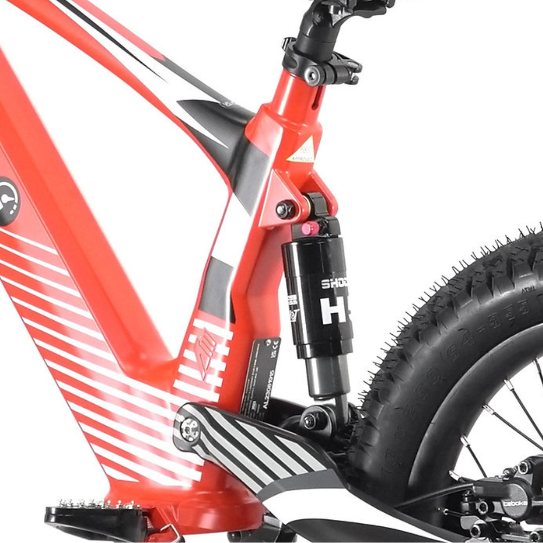 REVVI 18" ELECTRIC KIDS BIKE - BLACK
