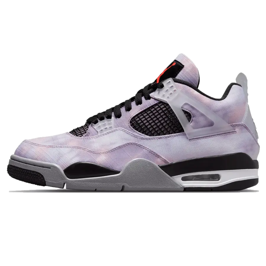 Jordan retro 4 sales pink purple grey