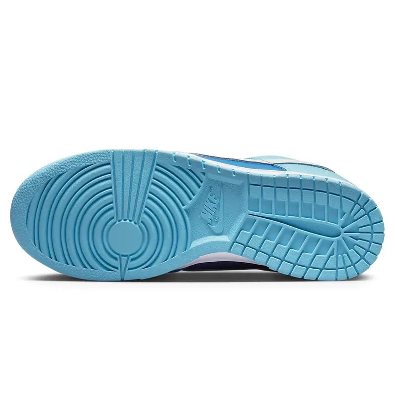 nike dunk low retro qs argon blue flash white