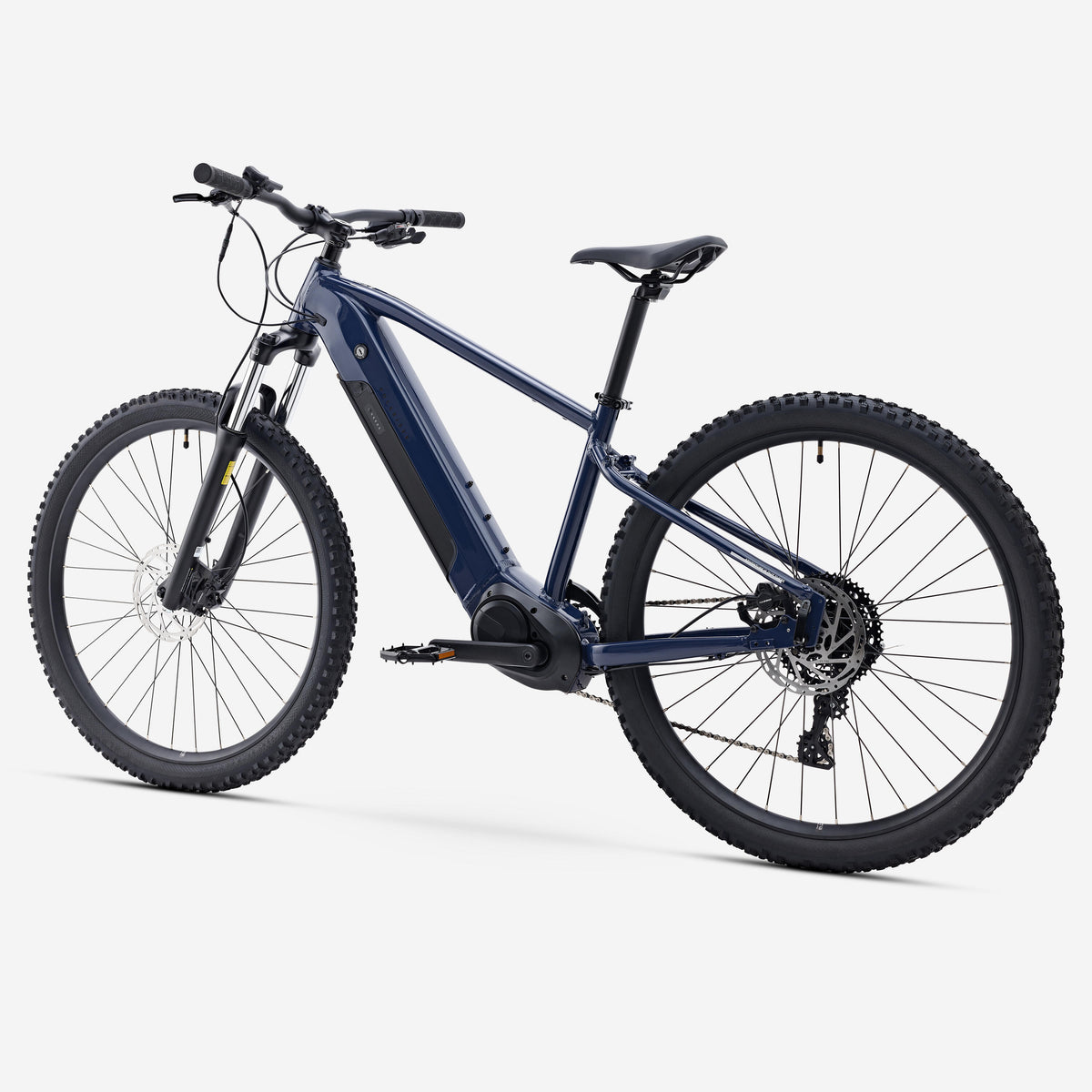 2" semi-rigid electric mountain bike Aluminium frame, E-EXPL 140 blue