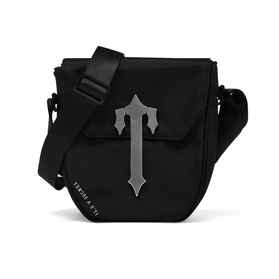 trapstar cobra t bag black silver