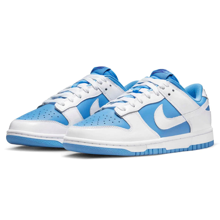 nike dunk low reverse unc blue white womens