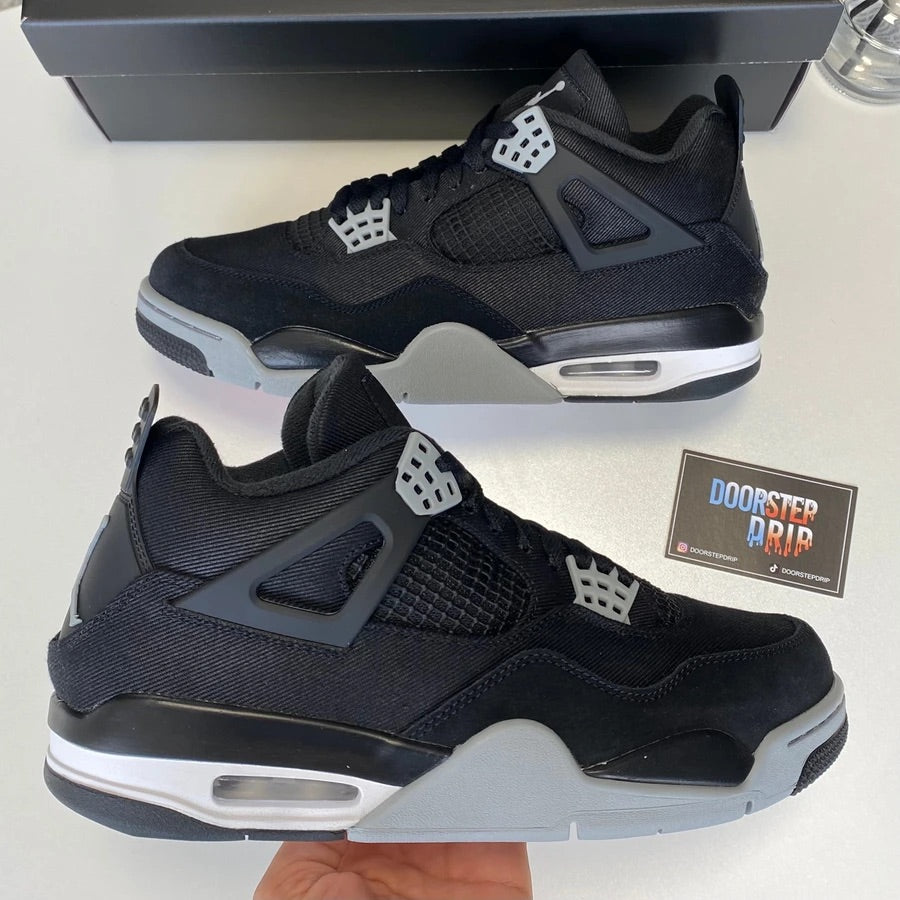 Air Jordan 4 Retro SE Black Canvas