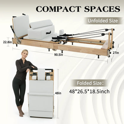 Ease Foldable Pilates Reformer