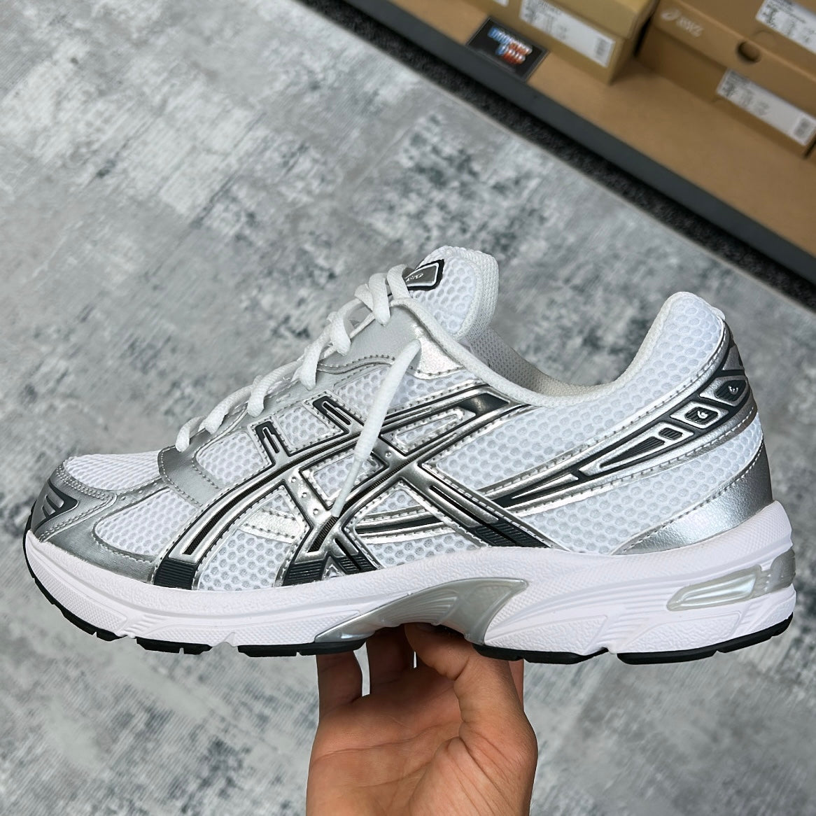 ASICS Gel-1130 White Pure Silver