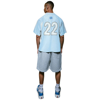 broken planet football jersey light blue white