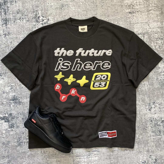 Broken Planet The Future Is Here T Shirt Midnight Black