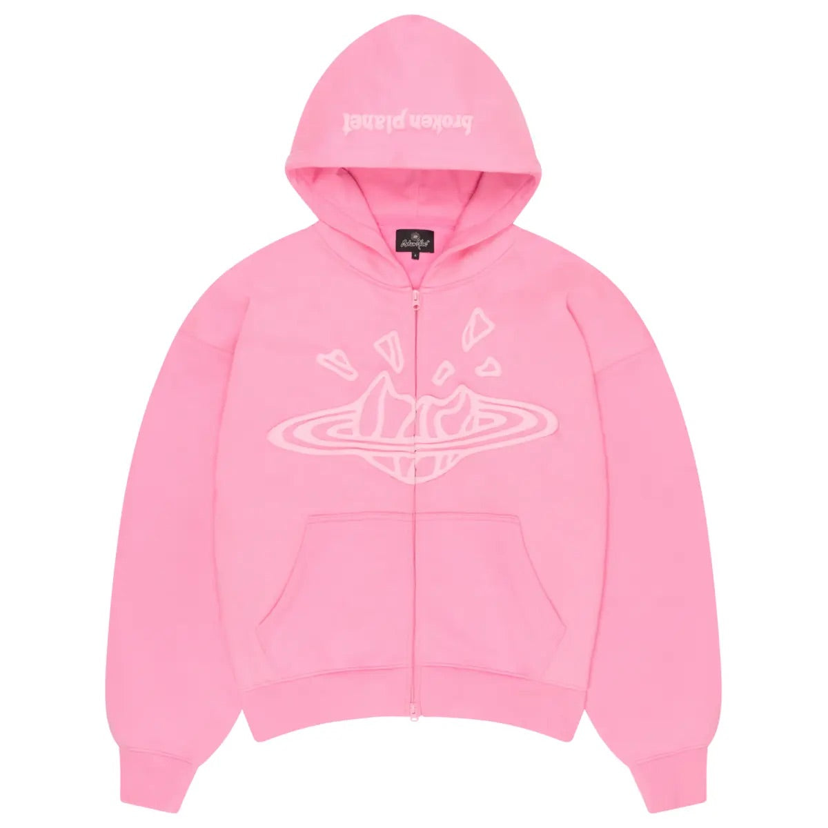 Broken Planet Zip Up Hoodie Candy