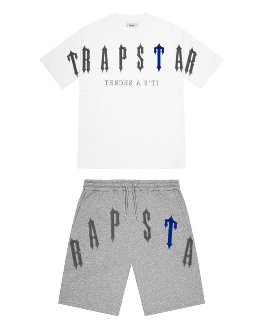 Trapstar Irongate Arch 2.0 Short Set - White/Blue
