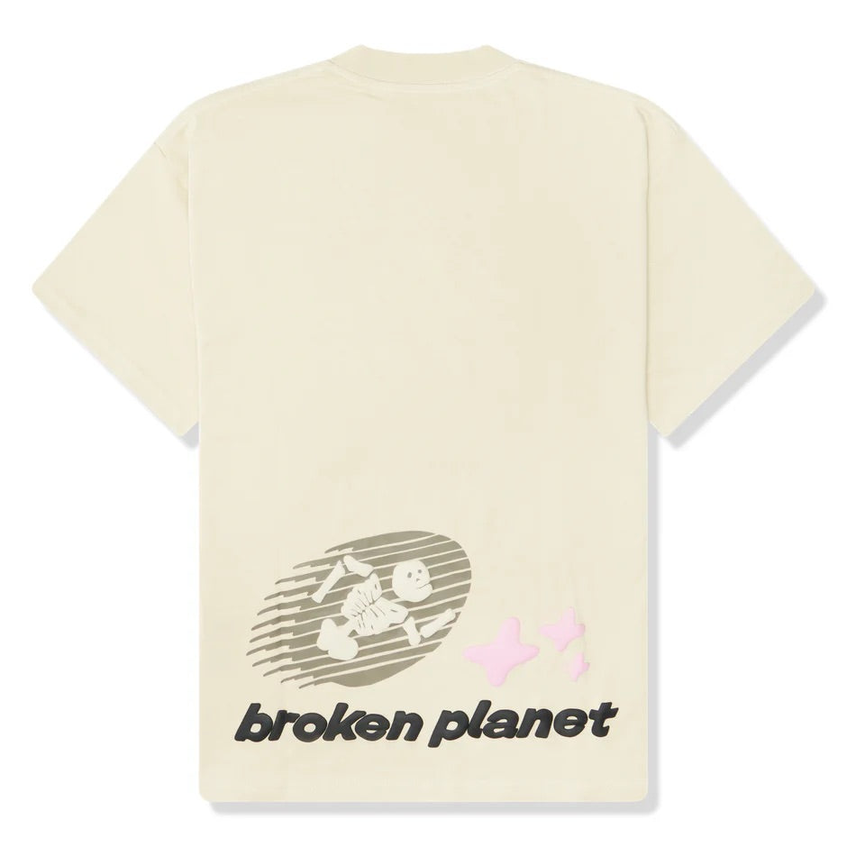 Broken Planet ‘Cosmic Speed’ Bone White T Shirt
