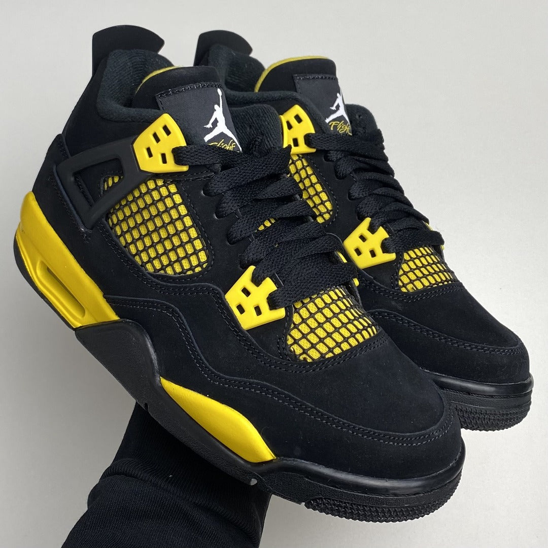 Air Jordan 4 'Thunder Yellow' GS - DoorstepDrip