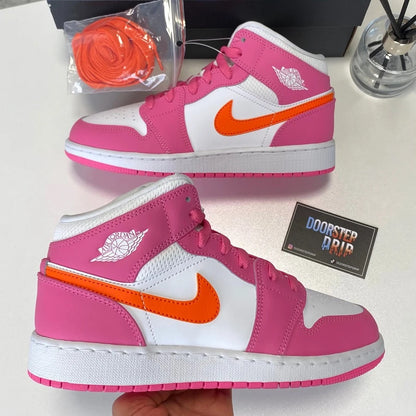 Air Jordan 1 Mid Pinksicle GS