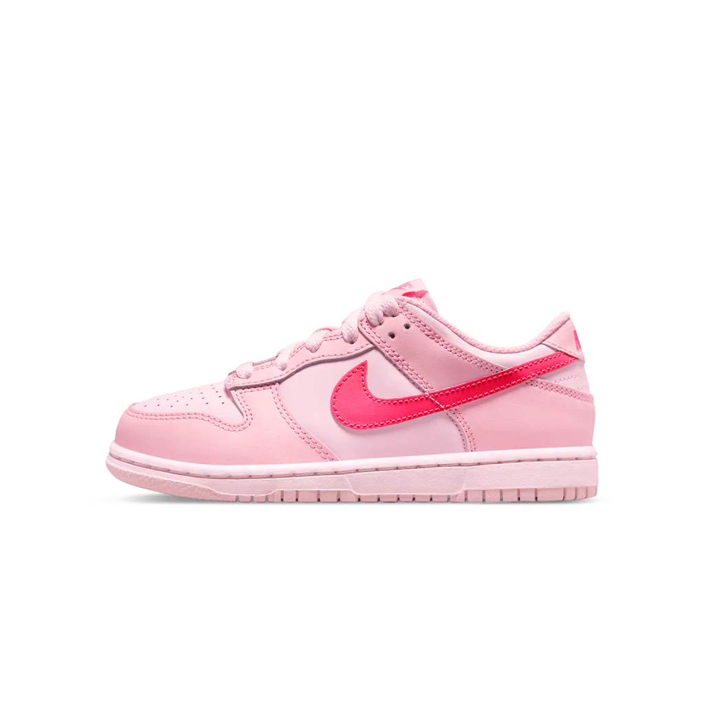 children’s triple pink Nike dunk low ps dunks barbie Pink pre school sneakers online UK