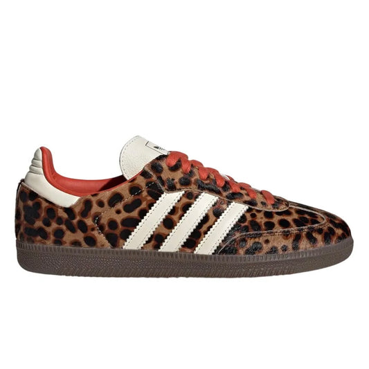 Adidas Samba OG Preloved Red Leopard Womens