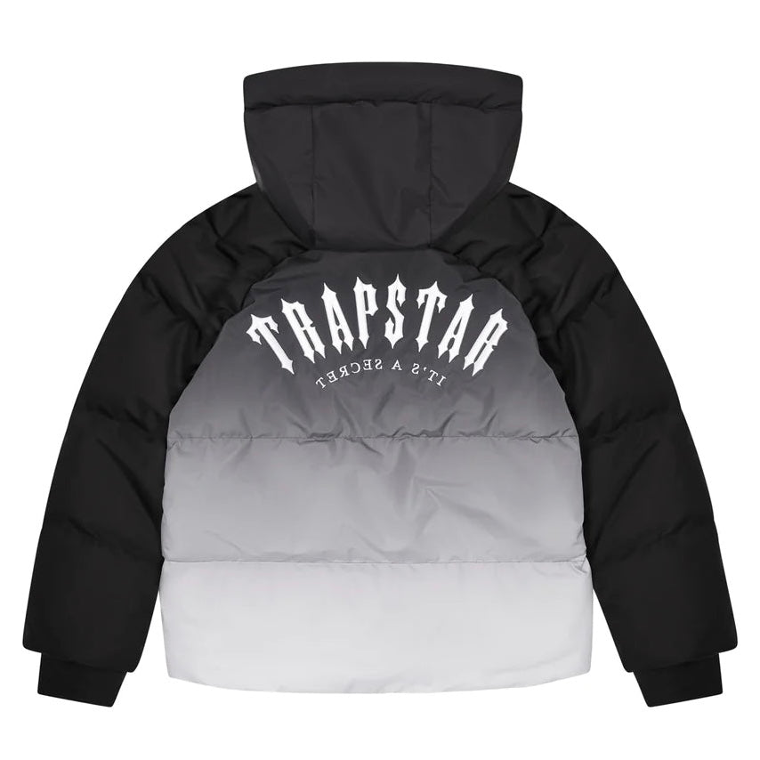 Trapstar Irongate Arch Puffer Jacket AW23 - Black Gradient