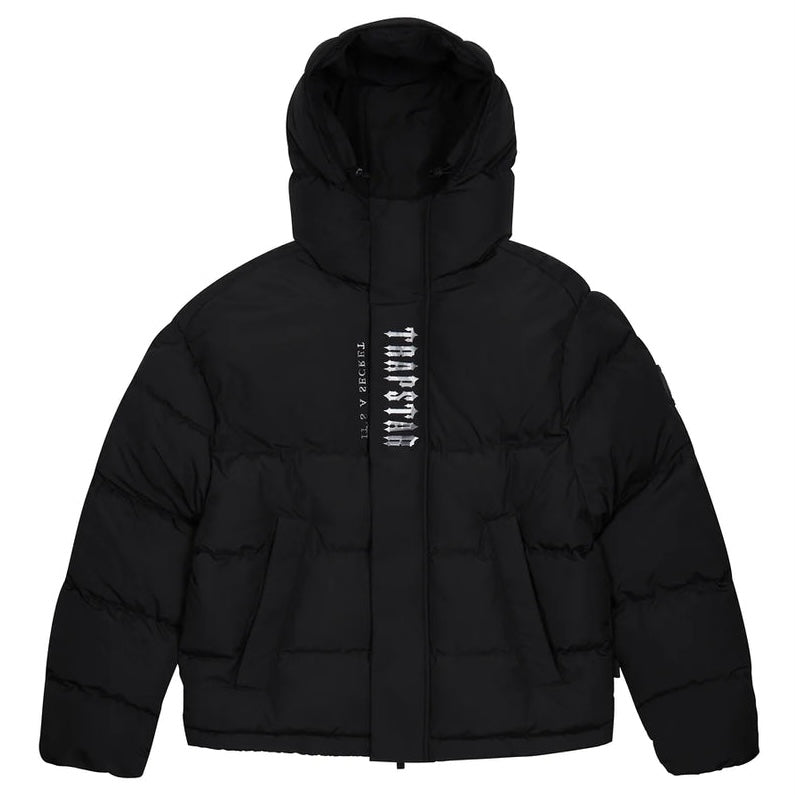 Trapstar Decoded Hooded Puffer Jacket 2.0 - Black/Camo