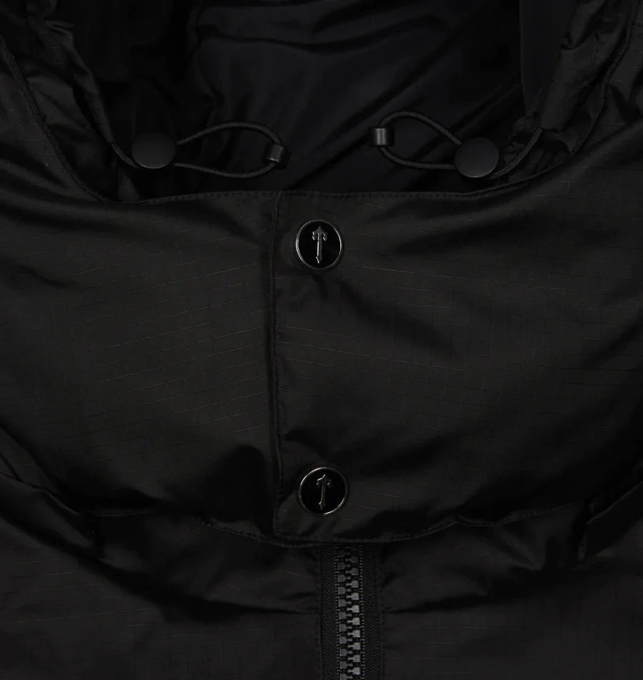Trapstar Shooters Hooded Puffer Jacket - Black / Reflective