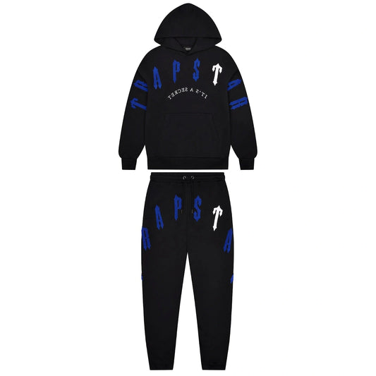 Trapstar Irongate Arch Chenille 2.0 Tracksuit - Black/Blue/White