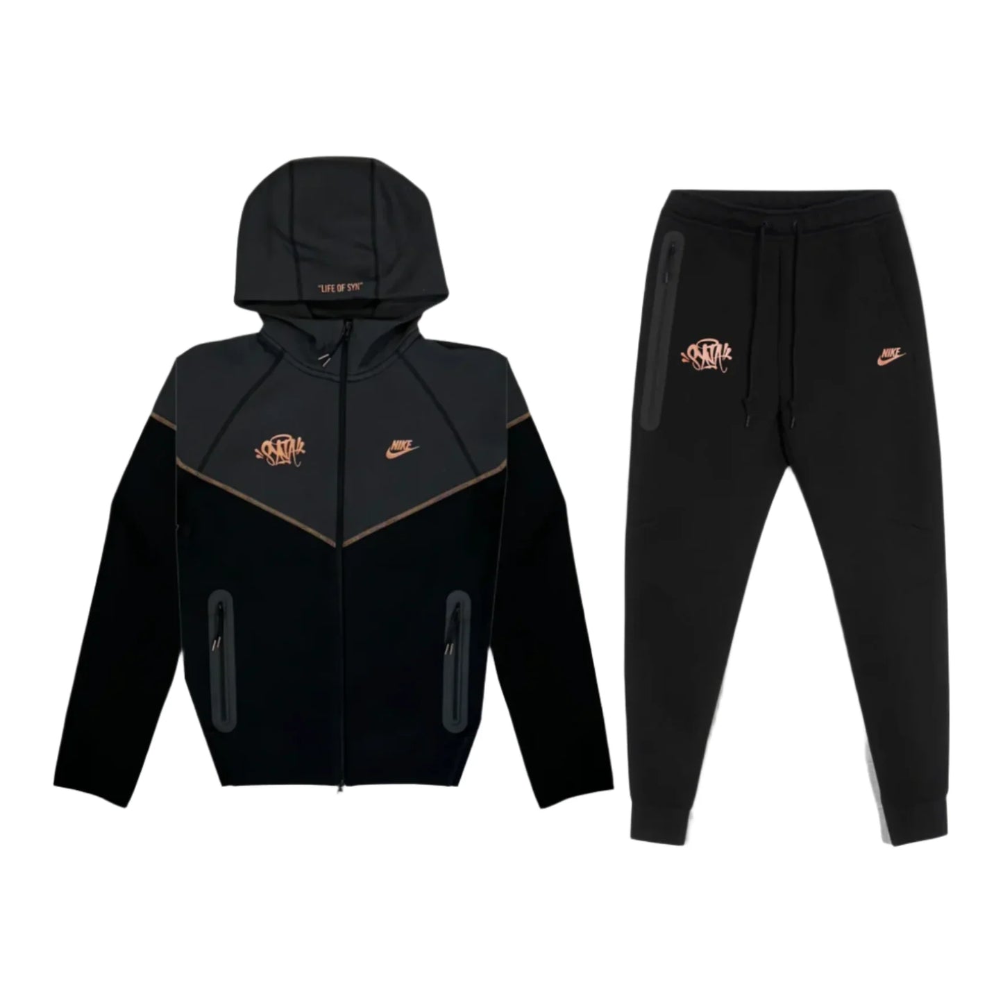 Nike Tech Fleece x Central Cee Syna Tracksuit Black