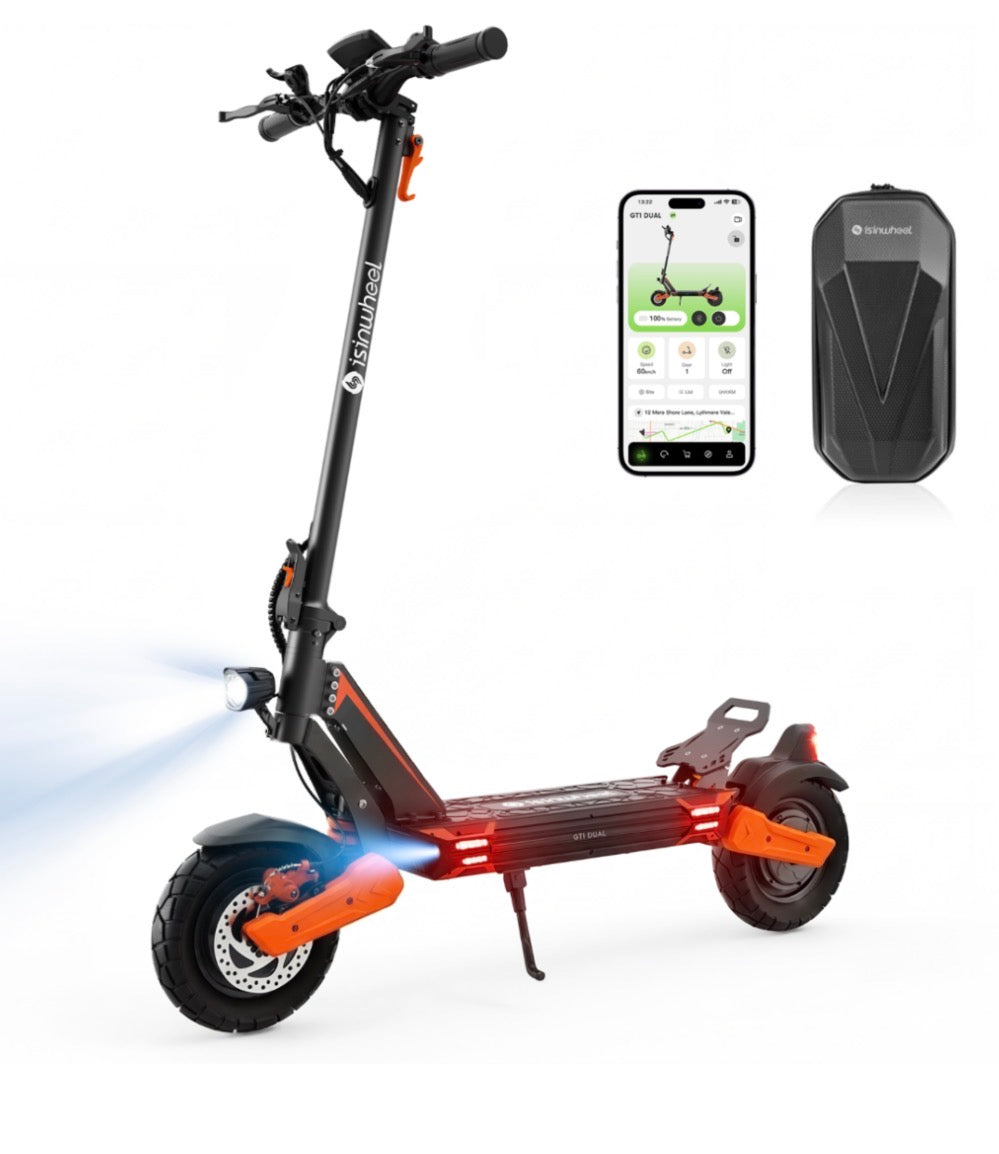 iSinwheel GT1 Dual LCD display and lighting