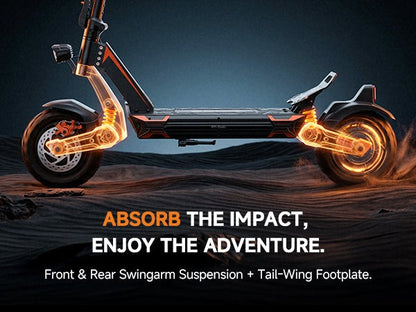 Isinwheel GT1 Dual Motor Foldable E-Scooter