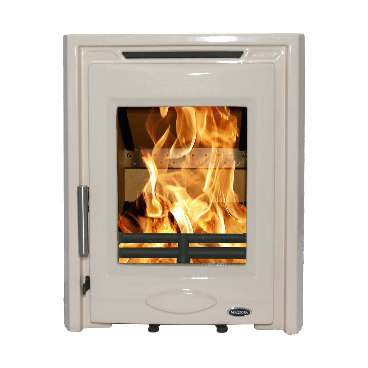 Mazona Dedham 5kW cream enamel inset stove