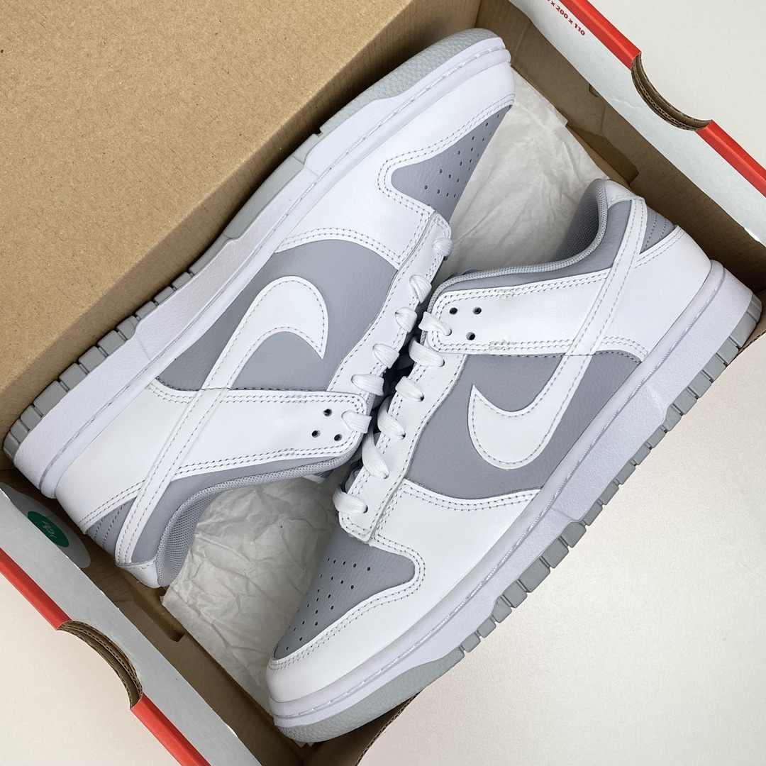 Nike dunk low white grey men’s authentic cheap dunks online UK