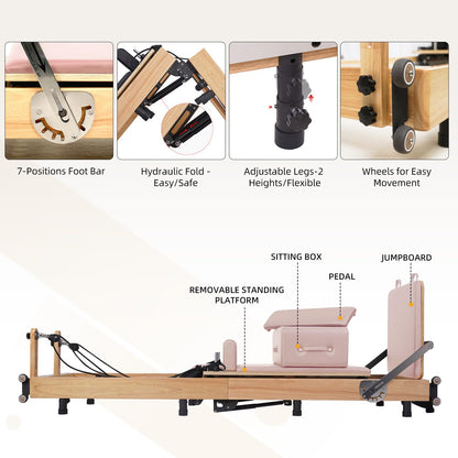 Balance Foldable Pilates Reformer