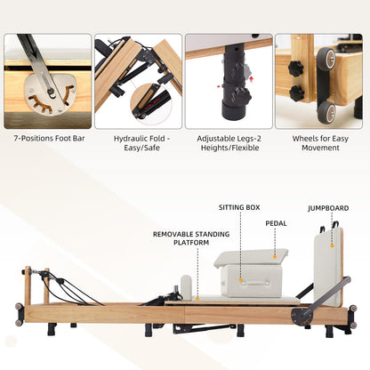 Balance Foldable Pilates Reformer