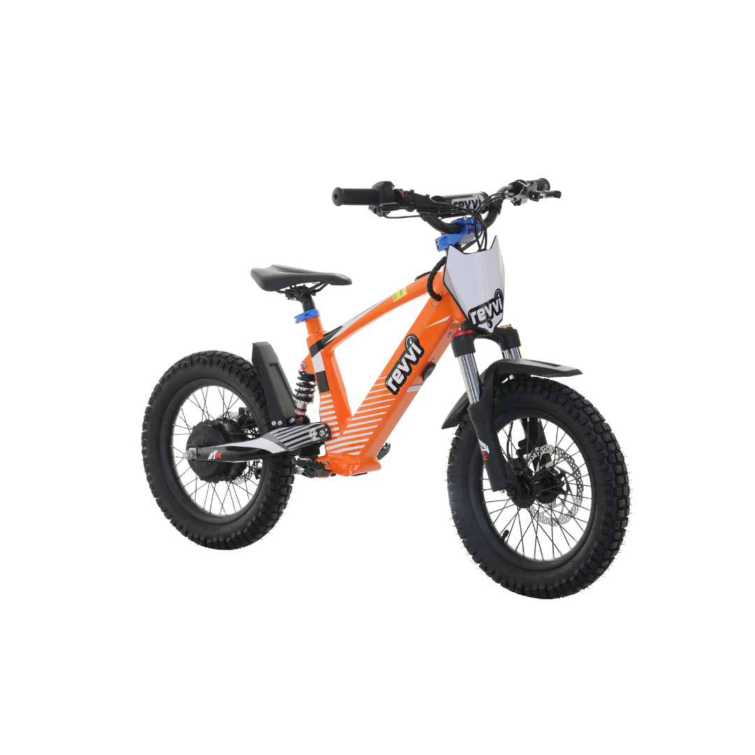 REVVI 16 XL electric bike in orange
