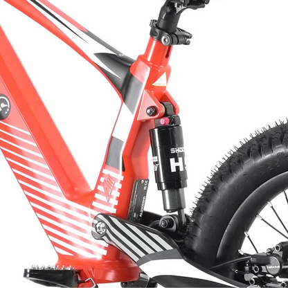 REVVI 18" ELECTRIC KIDS BIKE - BLACK
