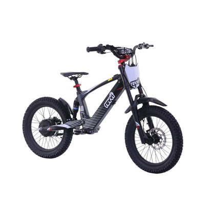 REVVI 18" ELECTRIC KIDS BIKE - BLACK