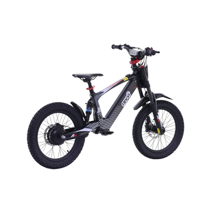 REVVI 18" ELECTRIC KIDS BIKE - BLACK