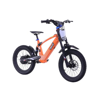 REVVI 18" ELECTRIC KIDS BIKE - BLACK