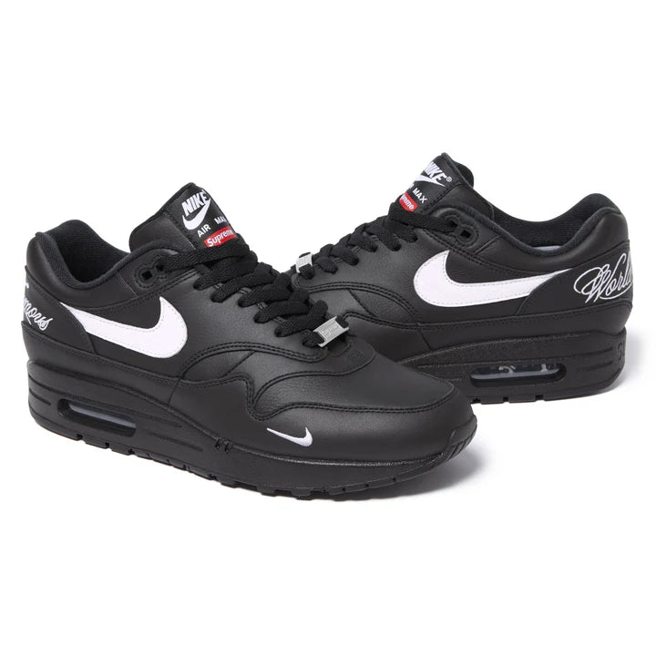 Supreme x Nike Air Max 1 ‘87 Black White