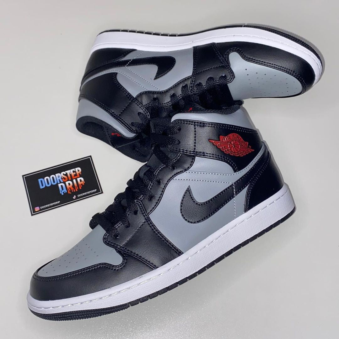 Air Jordan 1 Mid 'Shadow Red' - DoorstepDrip