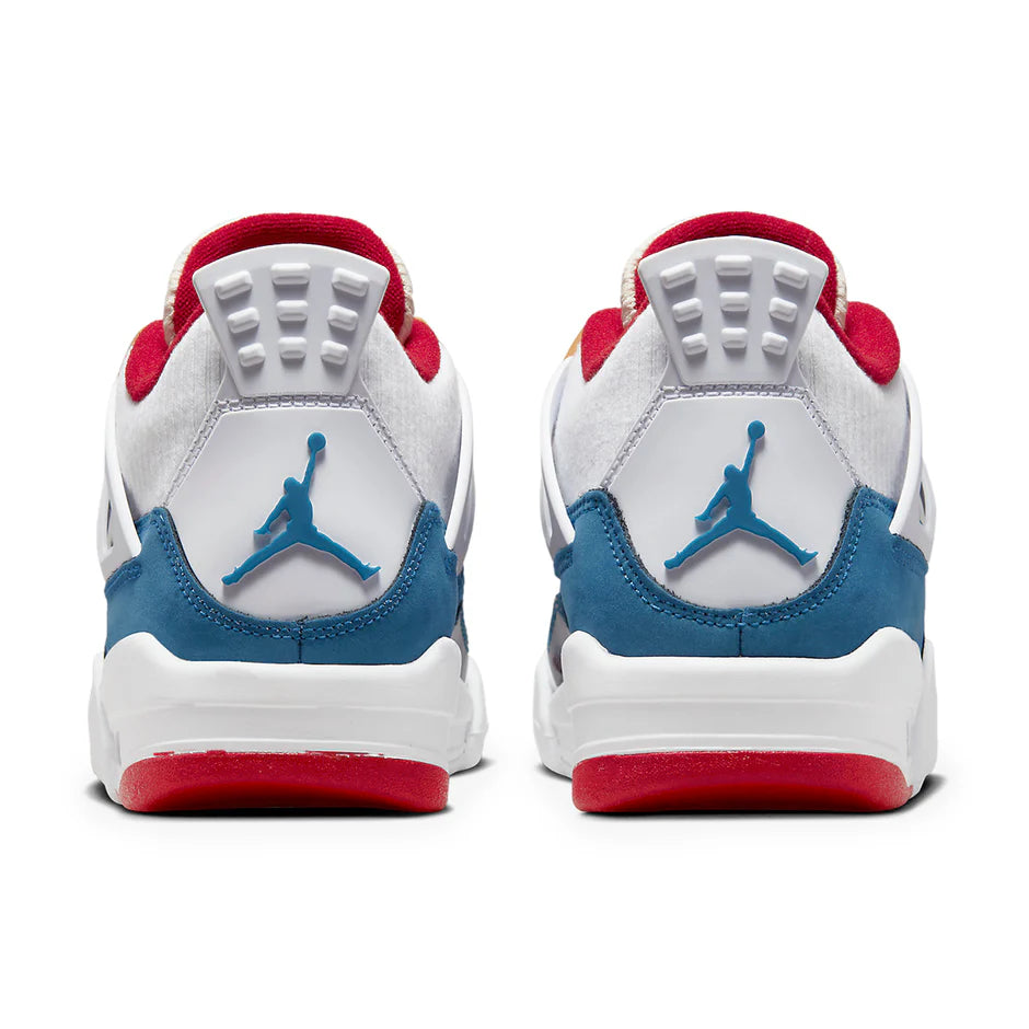 air jordan 4 retro messy room gs blue red white