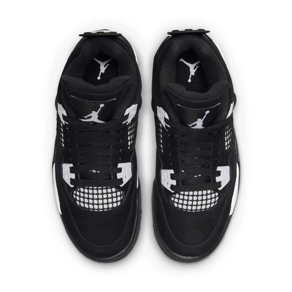 air jordan 4 retro black white thunder gs
