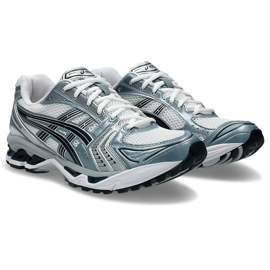 asics gel kayano 14 white fjord grey