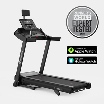 BowFlex T6 Folding Treadmill – Smart Connected Running Machine with 20 km/h Speed, 15% Incline, Bluetooth & Fitness App Compatibility