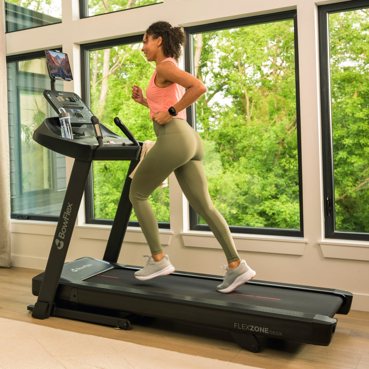 BowFlex T6 Folding Treadmill – Smart Connected Running Machine with 20 km/h Speed, 15% Incline, Bluetooth & Fitness App Compatibility