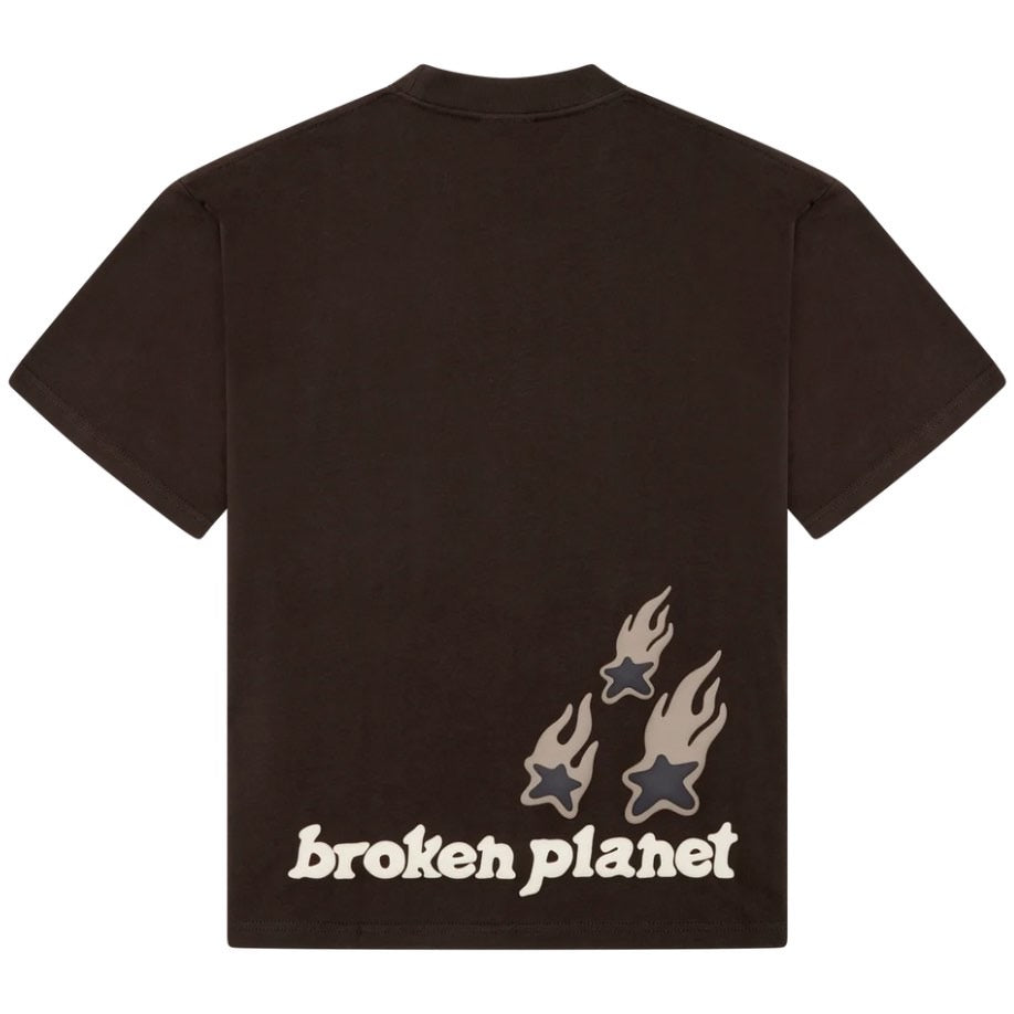 broken planet authentic heartless love brown t shirt online