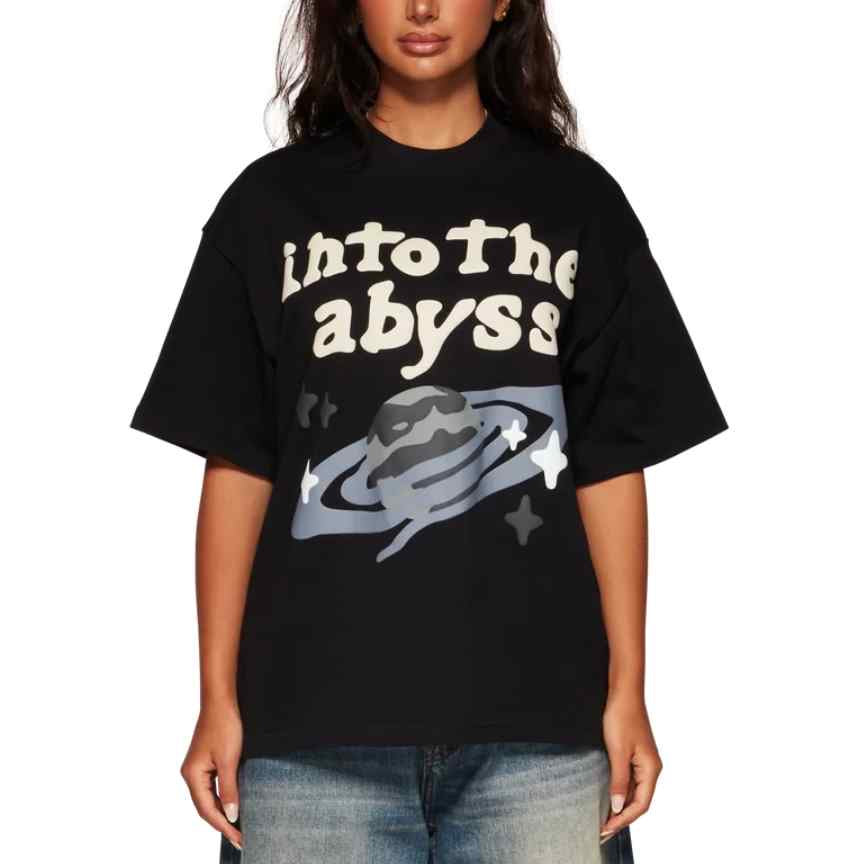 broken planet into the abyss t shirt black