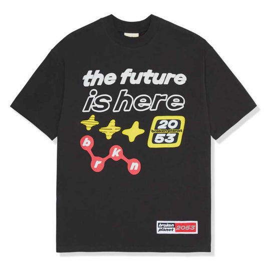 broken planet the future is here t shirt midnight black