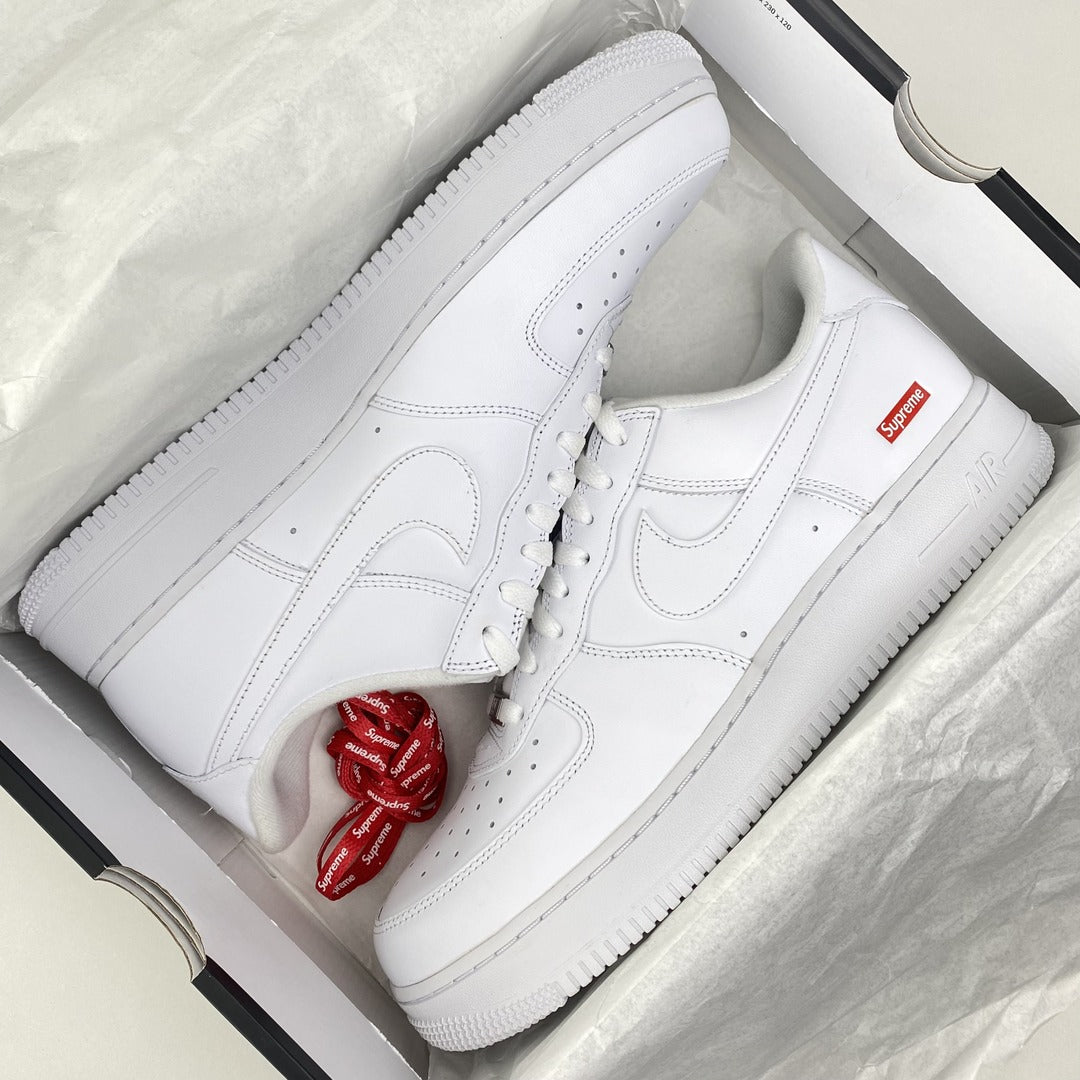 Nike Air Force 1 Low Supreme White Sneaker Review 