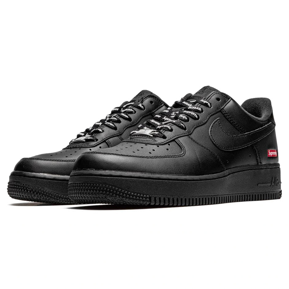 Supreme x Nike Air Force 1 Low Black - DoorstepDrip