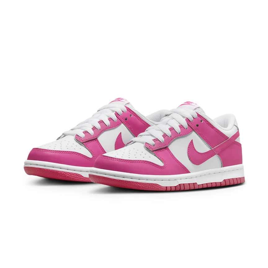 nike dunk low laser fuchsia pink gs girls authentic dunks online