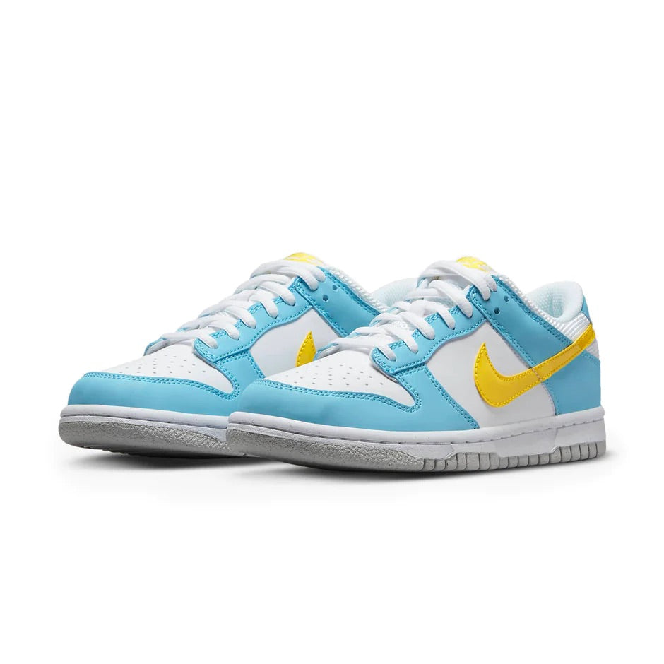 nike dunk low next nature gs homer simpson blue yellow
