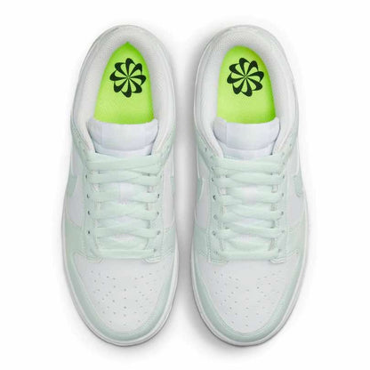 nike dunk low next nature mint green white womens